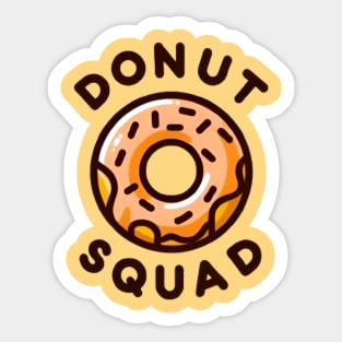 donut squad Sticker